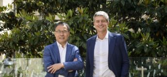 Mingpo Cai (L) and Denis Barrier, Cathay Innovation