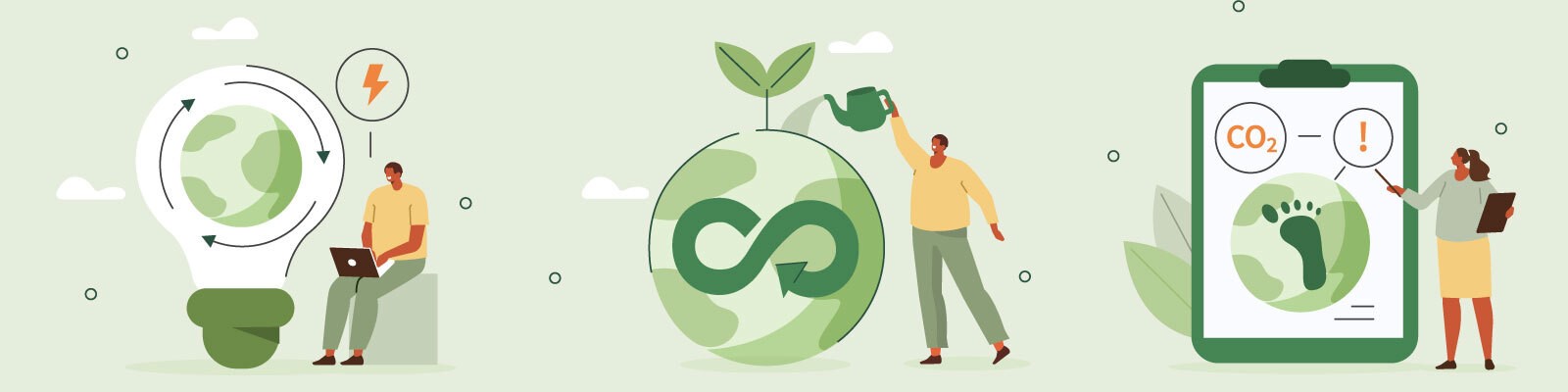 Illustration for Venture Capital Journal's climate coverage page.