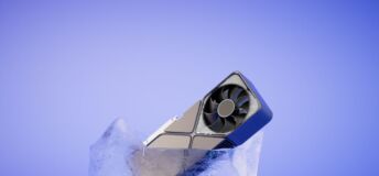 Photo illustrating concept of cooling a graphics processing unit (GPU).