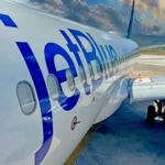 JetBlue Airplane operation and boarding in Cyril E. King Airport in US Virgin Islands on April 13th 2024.