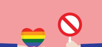 Photo illustrating challenges faced by LGBTQ+ venture capitalists and founders.