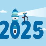 Photo illustrating concept of an outlook for 2025.