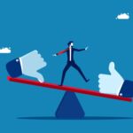 Photo illustrating concept of pros and cons.