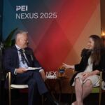 Photo of Senofer Mendoza of Mendoza Ventures and Lawrence Aragon of Venture Capital Journal at NEXUS 2025 in Orlando, Florida, March 11, 2025