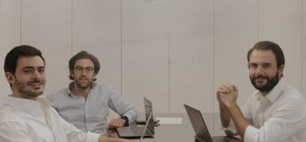 Skypointer team (L-R): Daniel Sakovics, Manuel Serna and Pablo Ortega