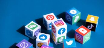 Photo collage of social media applications, including TikTok, Instagram, Facebook and Twitter.