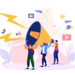 Marketing concept illustration.