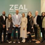 Zeal Capital Partners team (L-R): Richard Odior, Emily Zhen, Nasir Qadree, Stefanie Thomas Martin, Susannah Burrage, Tom Muscarella and Bianca Phillip.